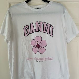 Ganni Flower Tshirt